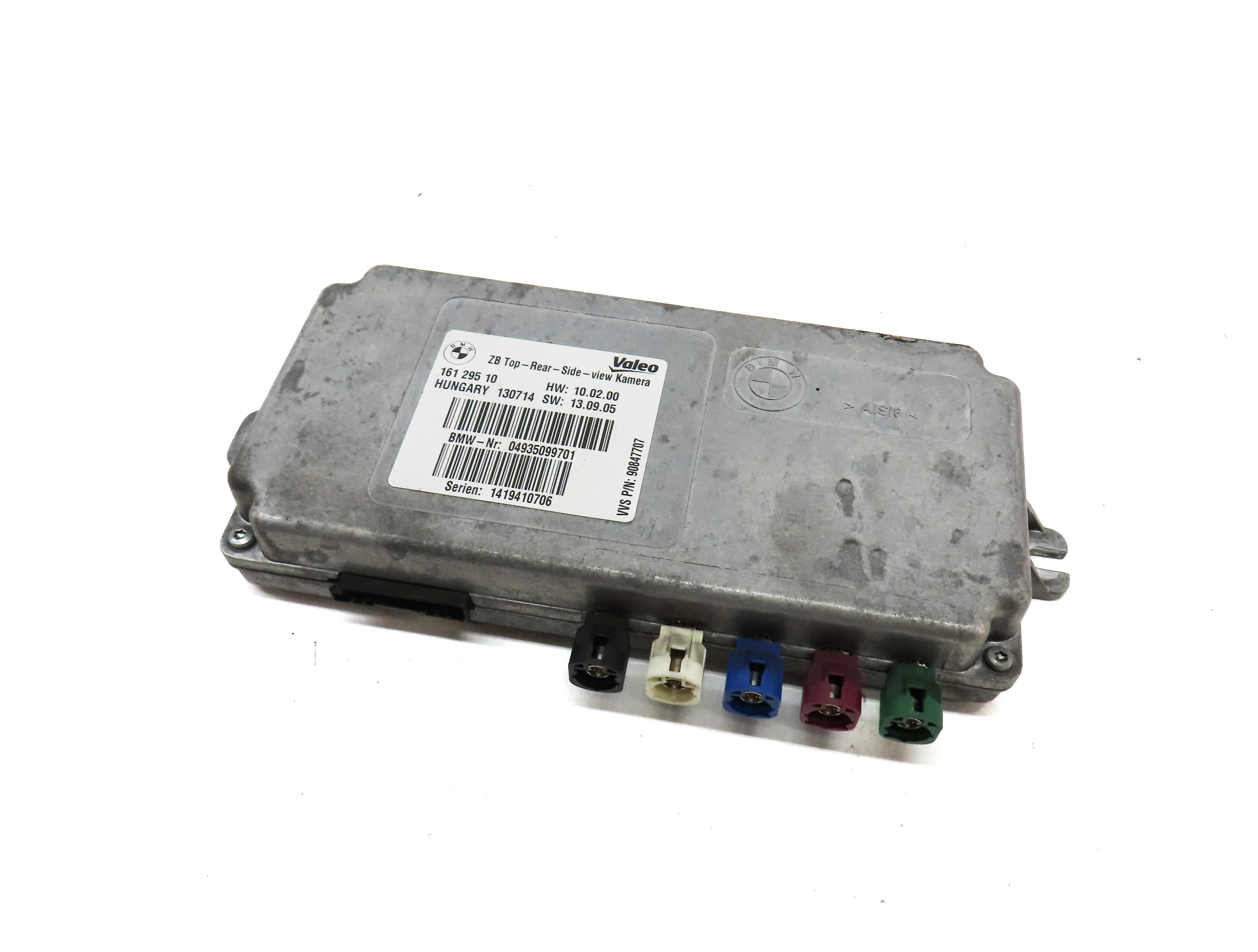 10-17 BMW 3 5 6 7 SERIES (F01 F07 F10 F12 F30) SURROUND SIDE VIEW CAMERA MODULE — exact item pictured